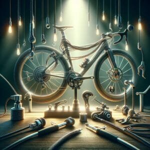 manutenção cabo bicicleta