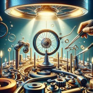 balanceamento de rodas de bicicleta