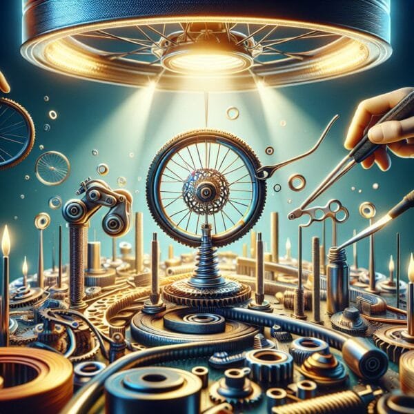 balanceamento de rodas de bicicleta