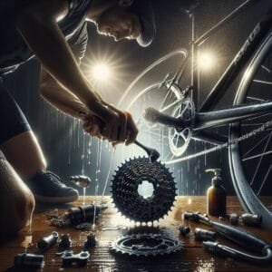 manutenção de bicicleta