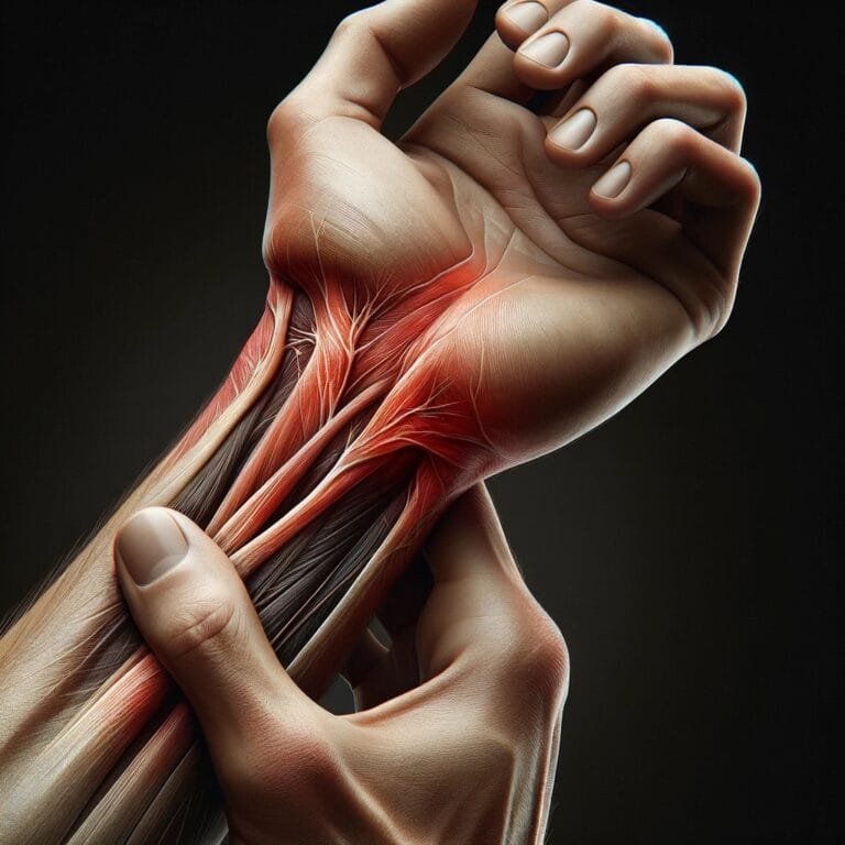 dor no pulso esquerdo