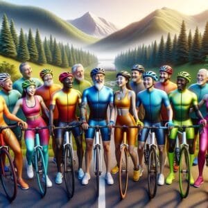 **Ciclismo em Grupo: Benefícios e Organização de Eventos**