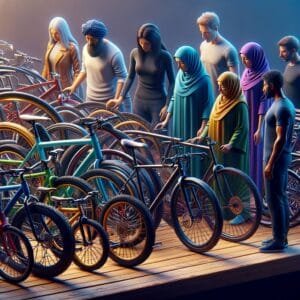 Como a escolha correta do tamanho da bicicleta pode influenciar no conforto e na eficiência do ciclista?