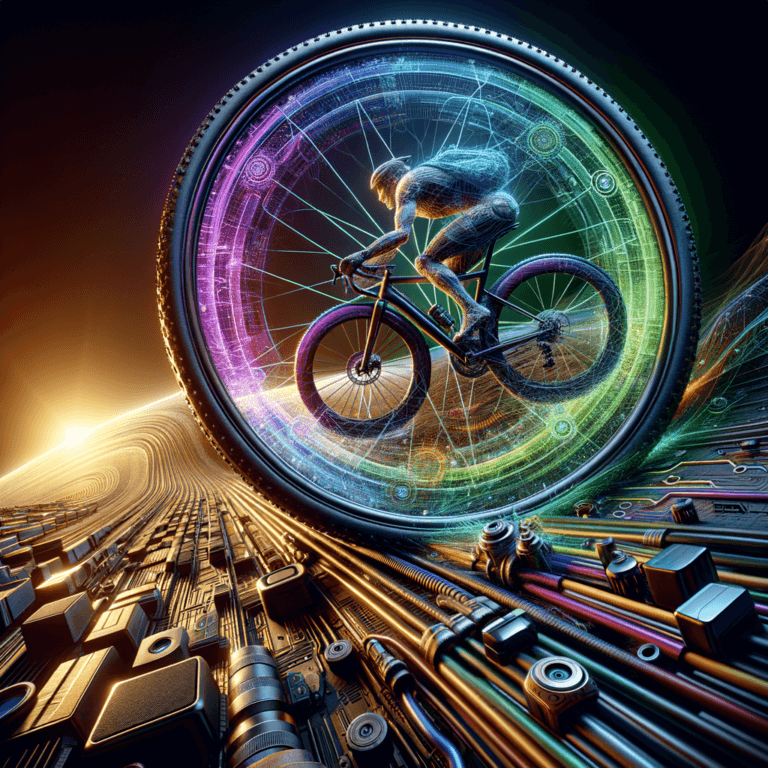 Como a escolha dos pneus pode influenciar no desempenho do ciclista?