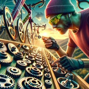 Quais são os principais fatores a serem considerados na escolha de uma relação de marchas adequada para o ciclismo?