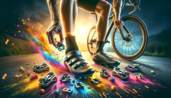 ajuste de tacos de sapatilha no ciclismo