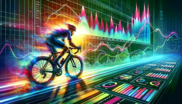 Gráficos de Barras e Linhas para Monitorar Treinos de Ciclismo