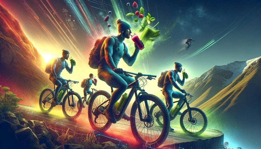 Smoothies energéticos com superalimentos para ciclistas