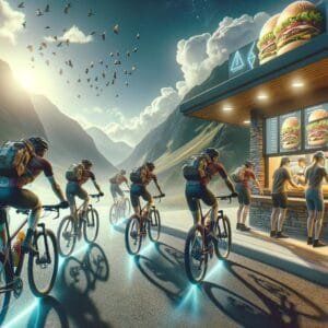 Fast Food e Ciclismo Dicas de Nutrição para Ciclistas