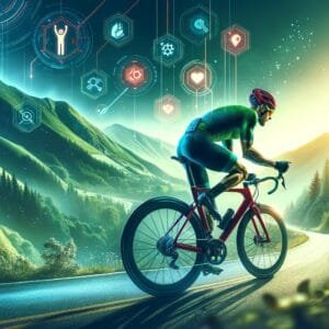 Comportamento em subidas descidas e curvas técnicas de ciclismo