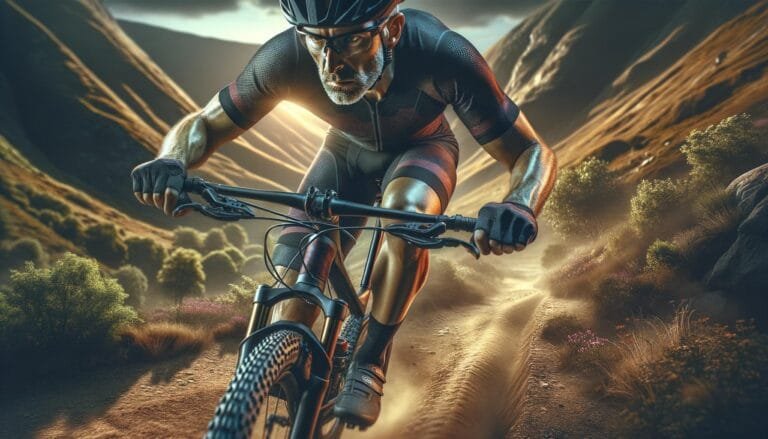 Treinamento de pilotagem em terrenos variados para mountain bike