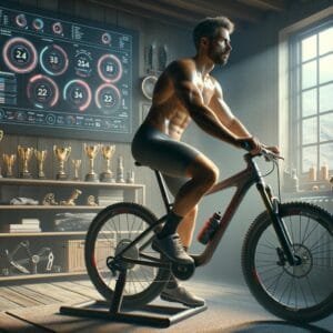 Treinamento de pilotagem em casa e trilhas para ciclistas