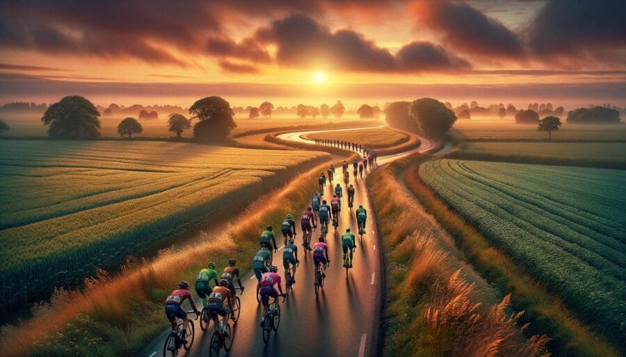 Interação social e camaradagem no ciclismo para performance