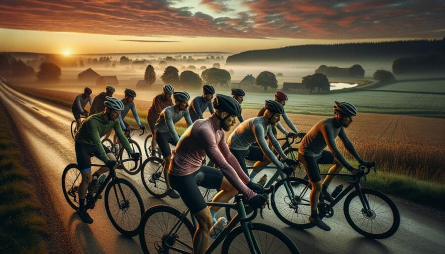 Desafios e Estratégias em Treinos em Grupo de Ciclismo