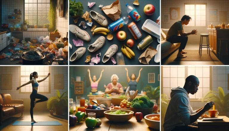 Desafio de quatro semanas para hábitos saudáveis e exercício