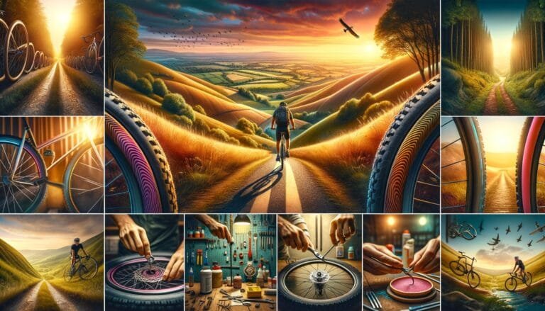 Manutenção de pneus de bicicleta para segurança e performance